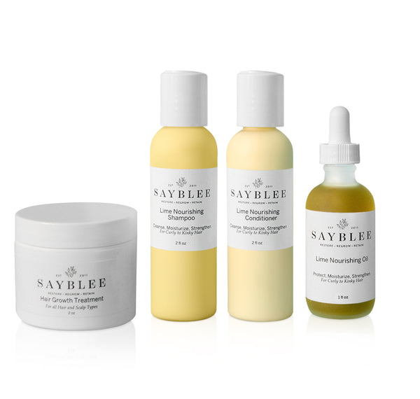 On-The-Go: Lime Nourishing System - Travel Pack - Sayblee Products