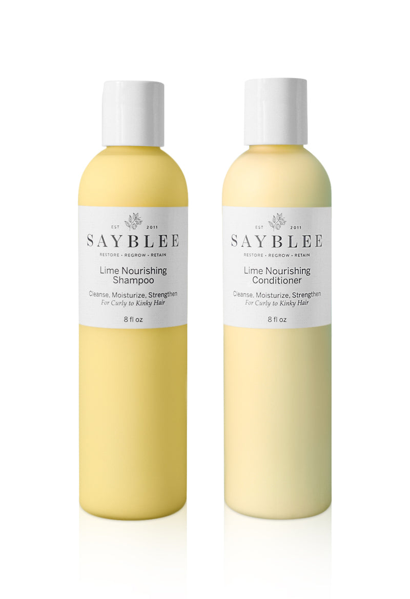 Lime Nourishing Shampoo & Conditioner - Sayblee Products