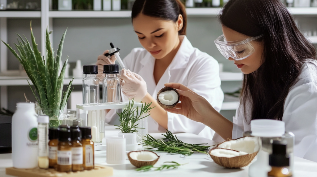 Vegan plant based hair products show scientific evidence of hair care and hair growth