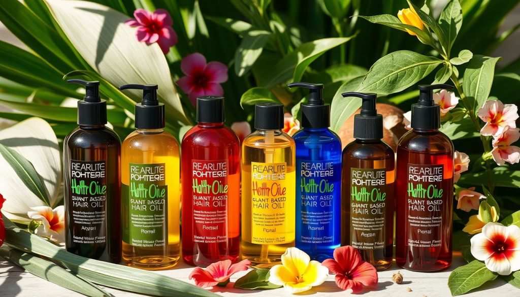 plant-based hair oils